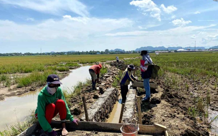 Jaringan irigasi program PKT di Kabupaten Sidrap provinsi Sulsi
