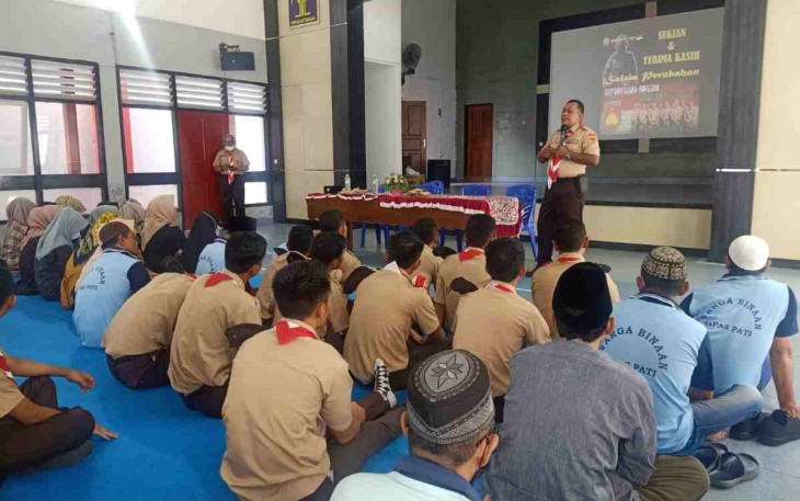 Materi wasbang bagi WBP Lapas II B Pati 