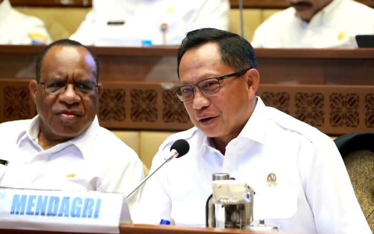 Mendagri Tito bersama Wamendagri 
