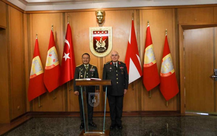 Kasad Jenderal TNI Dudung Abdurachman bersama Jenderal Musa Avsever di Turki 