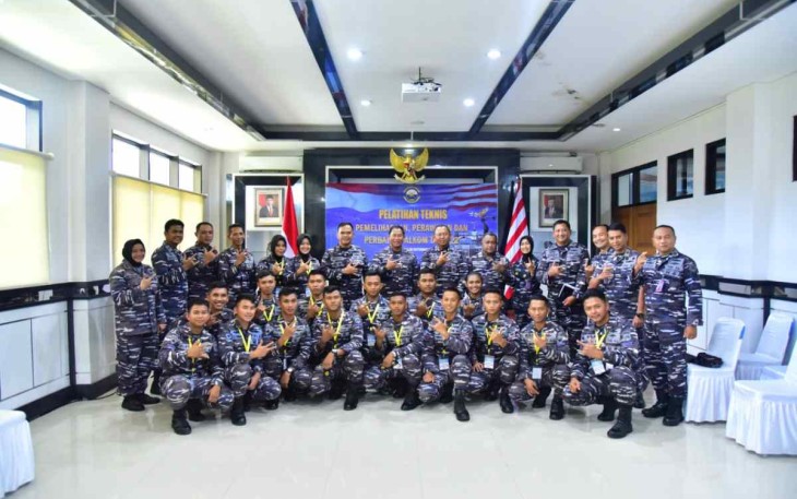 Askomlek Kasal foto bersama peserta pelatihan jajaran Koarmada III di Sorong