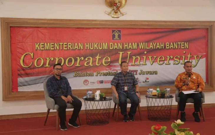 Sosialisasi Bank Syariah Indonesia KC Tangerang di Kanwil Kemenkumham Banten. Kamis (6/10)
