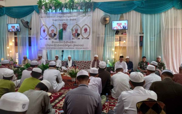 Peringatan maulid nabi Muhammad SAW di ponpes Salafiyah Al Raudhah
