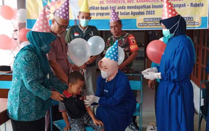 Imunisasi MR di wilayah binaan 