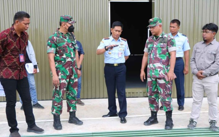 Kunjungan Tim Kemhan di Lanud Anang Busra