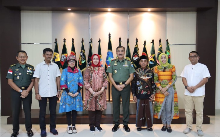 Silaturahmi DPW IPI bersama Pangdam XII/TPR  di Makodam XII/TPR