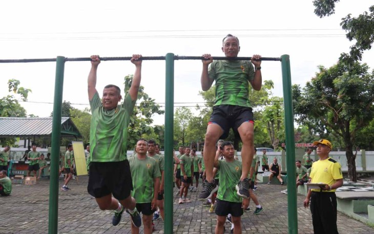 Garjas periodik prajurit Kodim 0805/Ngawi