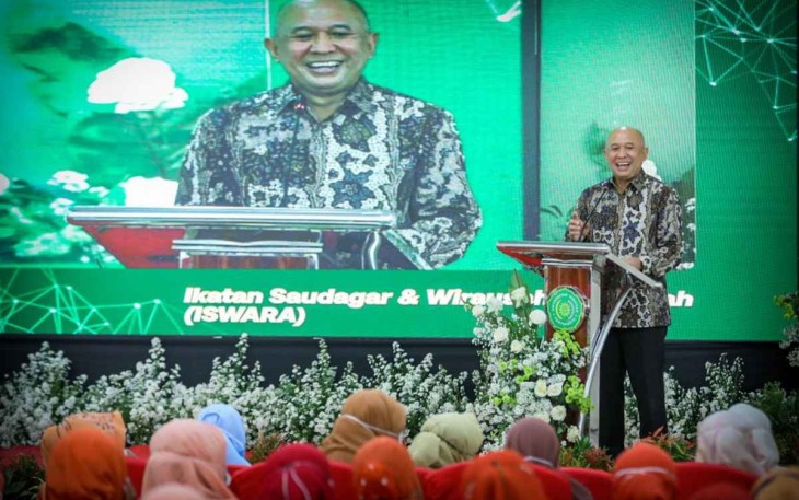 MenkopUKM Teten Masduki saat launching ISWARA di Yogyakarta 