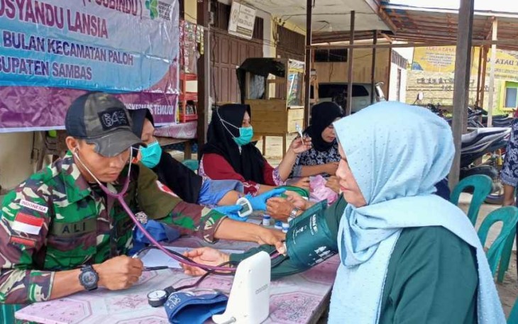 Posyandu Lansia Satgas Yonif 645/Gty