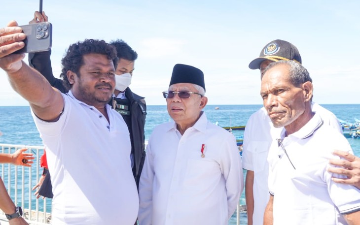 Wapres RI KH Ma'ruf Amin nge-Vlog bersama nelayan Biak Numfor Papua, Jum'at (2/12)