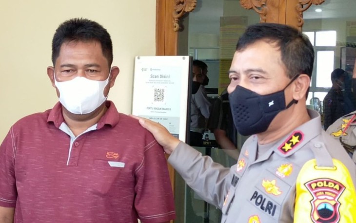 Kapolda Jateng Irjen Pol Ahmad Luthfi apresiasi Aiptu Warsito menjadi Kusir Kereta Kaesang -Erina
