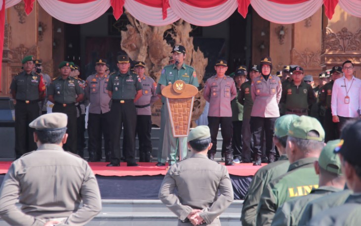 Apel Gelar Pasukan Persiapan Tahapan Pemilu 2024