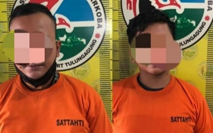 Dua pelaku pengedar narkoba golongan 1 jenis sabu, MA (26) dan MHM (27) 