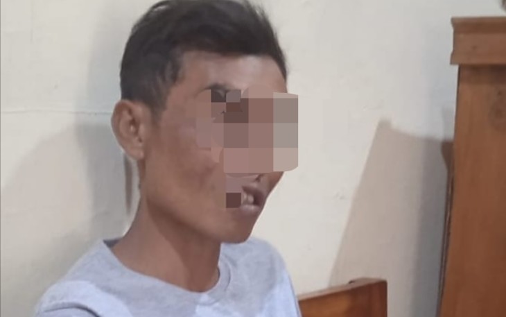 Pelaku pembalakan liar asal Dusun Belik, Desa Manding Kecamatan Pucanglaban, Tulungagung