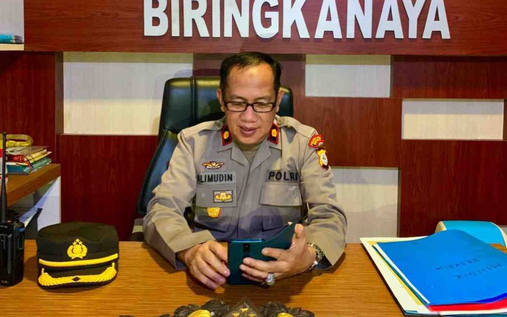 Kapolsek Biringkanaya Kompol H. A Alimuddin, SH
