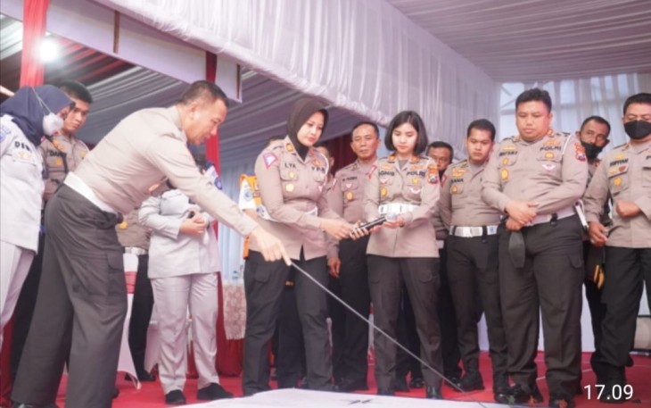 Dirgakum Korlantas Polri Brigjen Pol Aan Suhanan saat memberikan arahan TFG