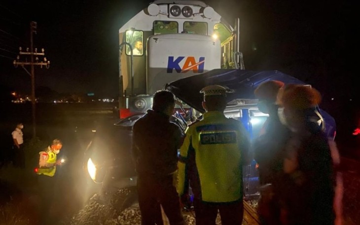 Kecelakaan Kereta Api di Desa Keras Kecamatan Geneng Kabupaten Ngawi