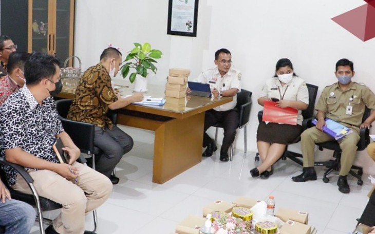 Pegawai BPKPD Kota Pematang Siantar, saat studi banding di BKAD Kabupaten Malang, Selasa (25/10/2022)