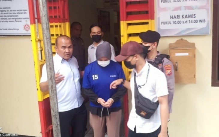 Terduga Pelaku Saat Diamankan  