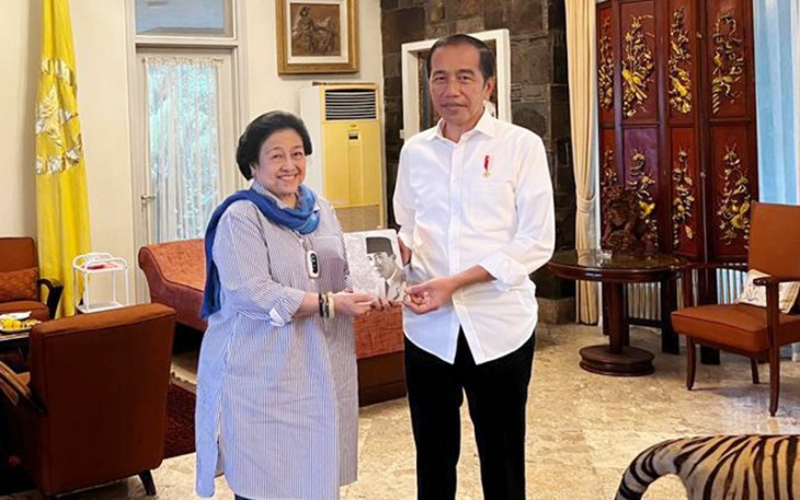 Megawati saat Bertemu Presiden Jokowi