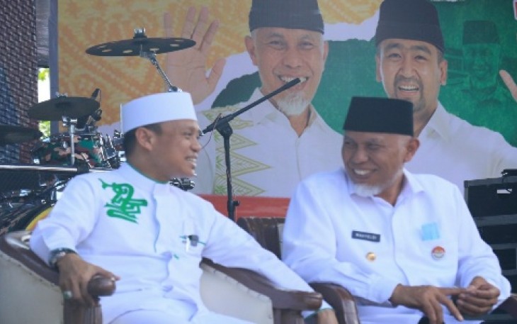Tabligh Akbar bersama Da'i kondang Das'ad Latief di GOR Haji Agus Salim, Jum'at (30/9/2022). 