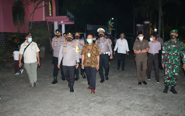 Ketika Forkopimda Kota Blitar Cek Pengamanan Ibadah Jumat Agung