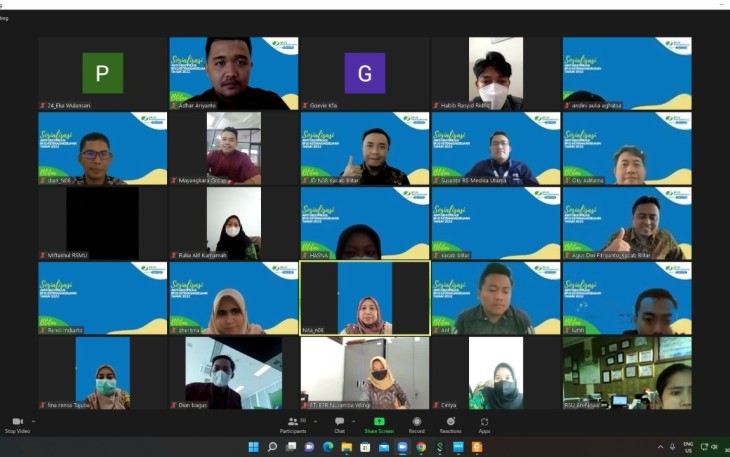 Zoom Meeting Sosialisasi Anti Gratifikasi