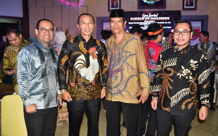 Pengurus DPW Lembaga Dakwah Islam Indonesia (LDII) Sulawesi Selatan menghadiri undangan lepas sambut Panglima Kodam XIV/Hasanuddin di Balai Prajurit M Yusuf, Jalan Jenderal Sudirman, Makassar, Sulawesi Selatan, Senin (5/9/2022) malam. LDII Sulawesi Selatan menyampaikan terima kasih atas pengabdian Mayjen TNI Andi Muhammad SH MH dan selamat bertugas kepada Mayjen TNI Dr Totok Imam Santoso SIP SSos MTr (Han). 