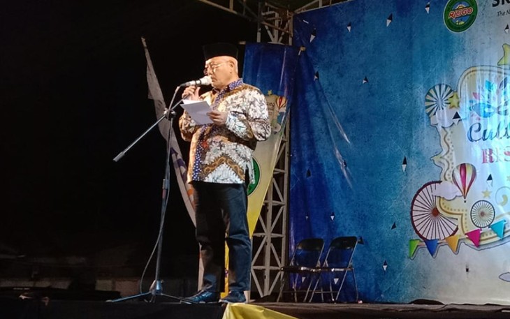 Bupati Malang, H. M Sanusi, saat menyampaikan sambutan