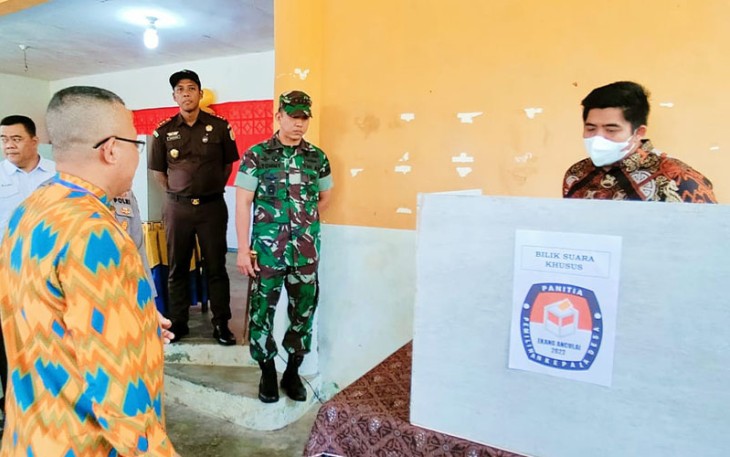 Plt Bupati Bintan beserta FKPD dan OPD saat Tinjau Kesiapan TPS 