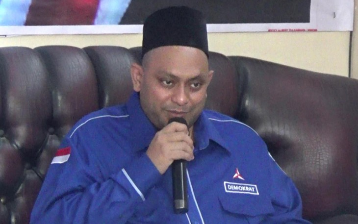 Anggota DPRD Jatim, Muhamad Reno Zulkarnaen saat menjaring aspirasi warga
