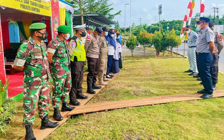 Kepala Dinas perhubungan Moch insan Amin saat memberikan arahan