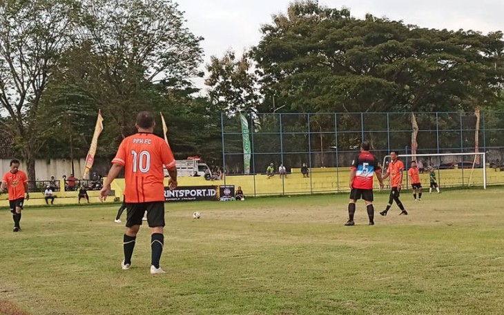 Fun Game Paseduluran Liga Ramadan Piala Mas Ilyas, di Lapangan Desa Ngijo, Kecamatan Tasikmadu, Kabupaten Karanganyar.