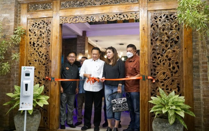 Bamsoet Resmikan Restoran South Eat Kitchen by Blackstone Bali, Rabu (23/3/22).