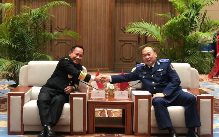 Kepala Bakamla RI Laksdya TNI Dr. Aan Kurnia dan delegasi memenuhi undangan Vietnam Defence Expo dan Vietnam Coast Guard and Friends di Hanoi Vietnam, Sabtu (10/12/2022).