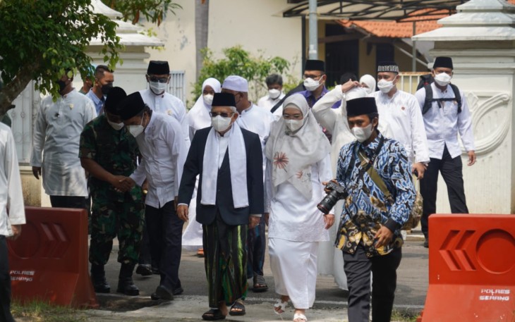 Kunjungan Wapres ke Ponpes An Nawawi Tanara Aman dan Lancar