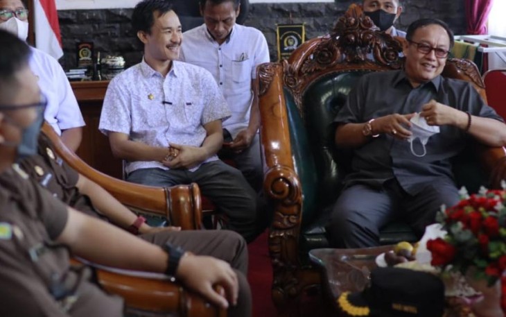 Kunjungan Kepala Kejaksaan Negeri (Kajari) Hendri Hanafi, SH, MH, Rabu (16/03/2022)
