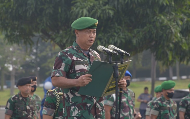 Penyiapan Latihan Pratugas Operasi Satgas Kompi Zeni TNI Konga XXXII-I Minusca Car TA 2022