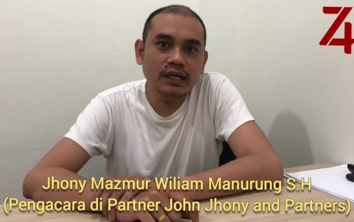 Jhony Mazmur Wiliam Manurung S.H (Pengacara di Partner John Jhony and Partners.