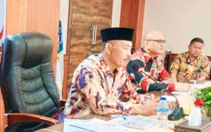 Evaluasi SAKIP-RB Pemprov Kepri oleh Kemenpan-RB dari Pekanbaru, Kamis (25/08).