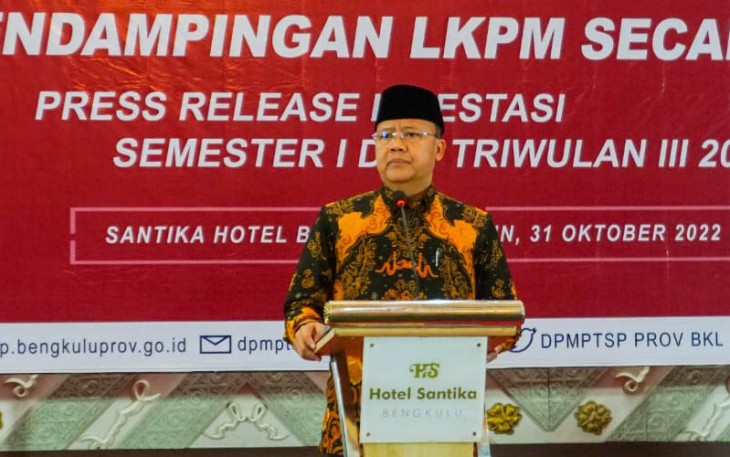 Gubernur Bengkulu Rohidin Mersyah