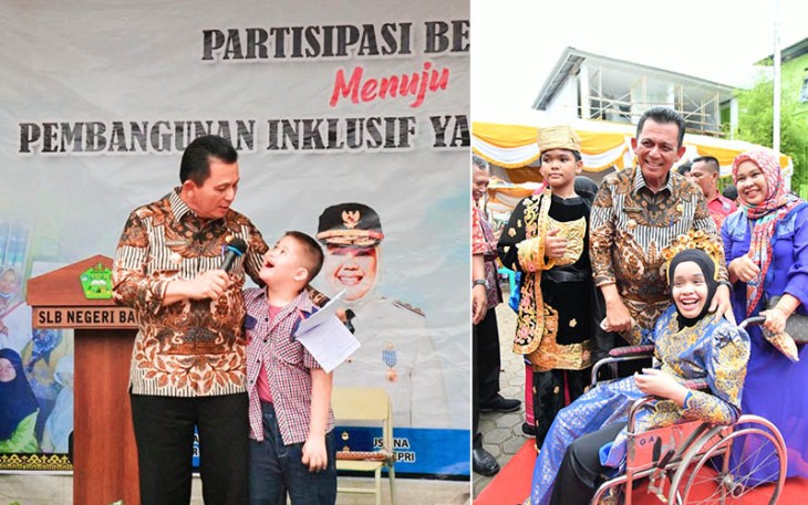 Peringatan Hari Disabilitas International (HDI) Tingkat Provinsi Kepulauan Riau, yang dilaksanakan di Sekolah Luar Biasa Negeri (SLBN) Kota Batam, Kamis (08/12).