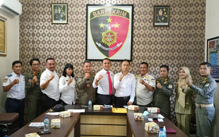 Foto bersama usai Koordinasi Perkuat Sinergitas Penyidik Polri dan PPNS
