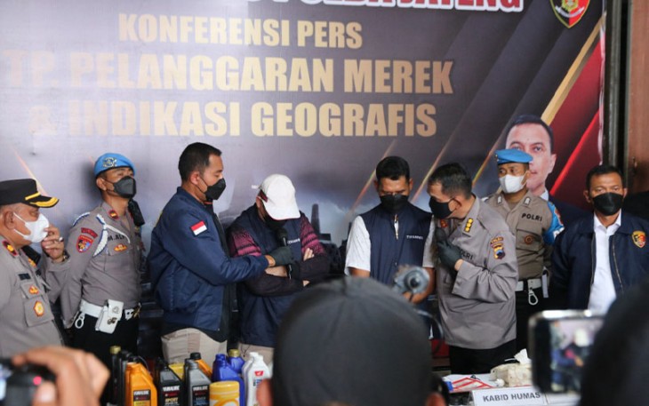 Konferensi Pers Polda Jateng, Kamis (20/10/2022).