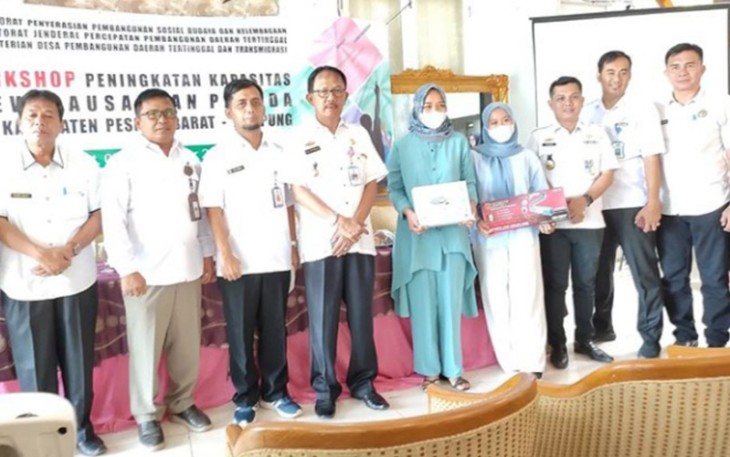 Bupati Agus Istiqlal saat Hadiri Workshop Pembukaan Peningkatan Kapasitas Kewirausahaan
