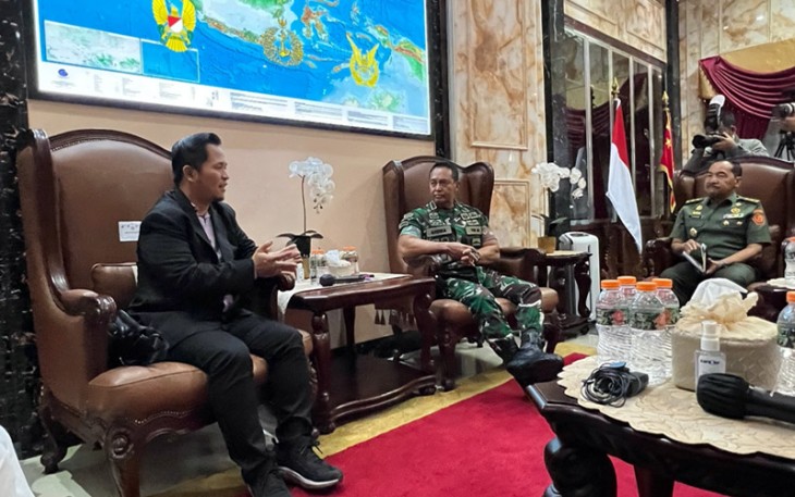 Panglima TNI Andika Perkasa saat Bahas Potensi Pelajar di Luar Negeri dan Geopolitik Internasional dengan PPI Dunia