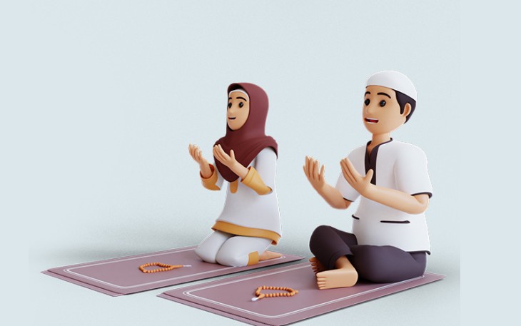 ilustrasi berdoa