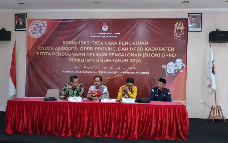 KPU Kepahiang saat Sosialisasi SILON 