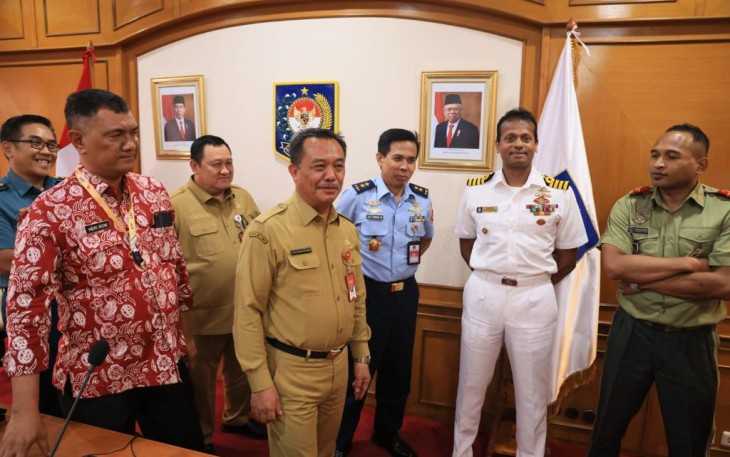 Kepala BSKDN Kemendagri Yusharto Huntoyungo saat Terima Audiensi Mahasiswa Internasional UNHAN RI