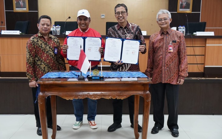 Penandatanganan MoU pada hari Rabu (17/5) bertempat di Gedung Rektorat Kampus Lidah Surabaya.